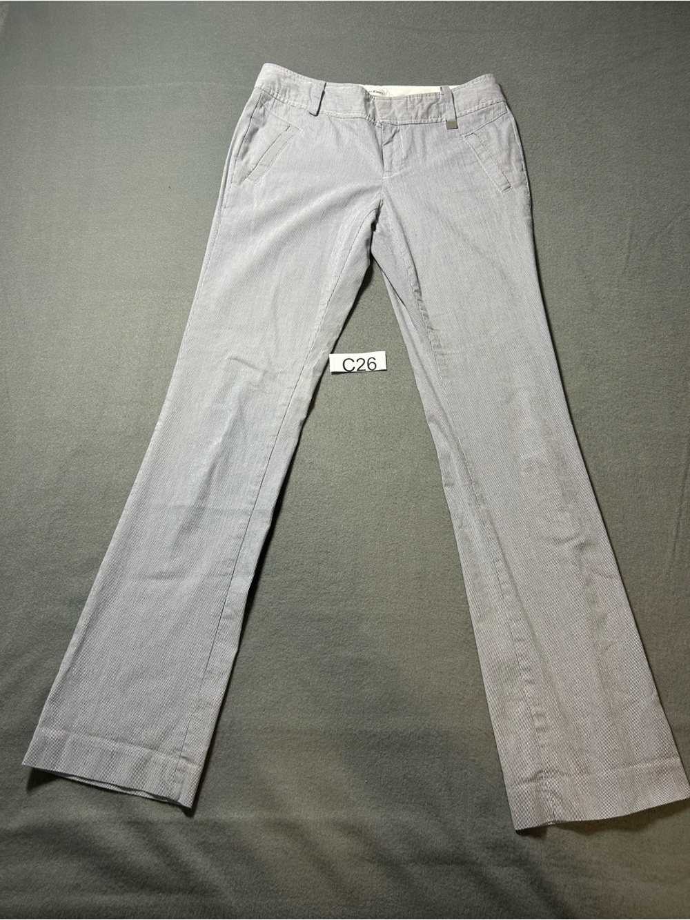 Calvin Klein Light Gray Flare Pants